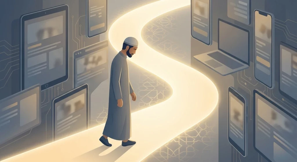 Lowering gaze digital world Lowering gaze digital world