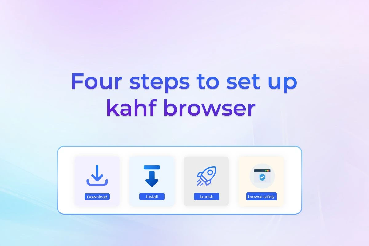 Halal Browser Protects Your Family From Haram Content 2 Four steps to set up Kahf Browser: Download, Install, Launch, Browse safely