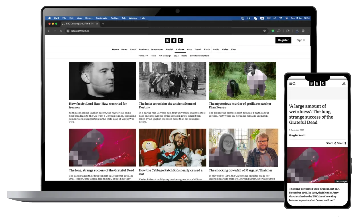 regular brower without kahf